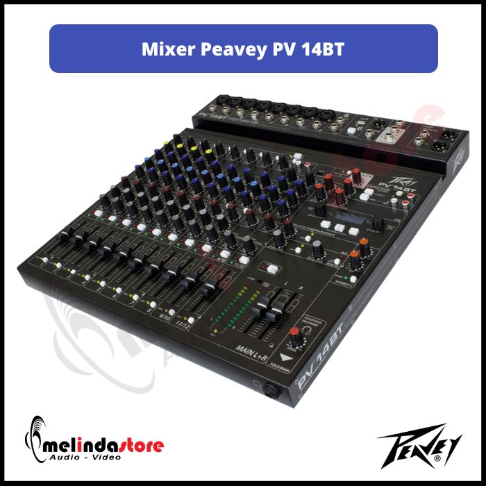 Mixer Analog Peavey PV 14BT | Mixer Bluetooth Pevaey